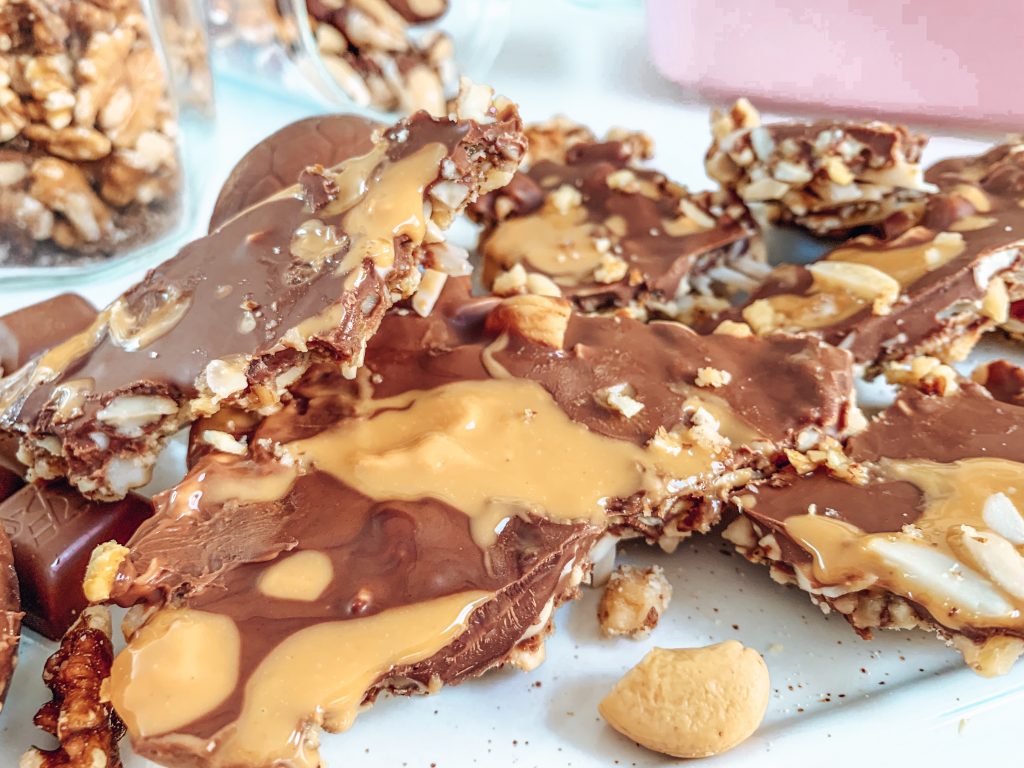 Chocolate nut brittle Nuts for Life